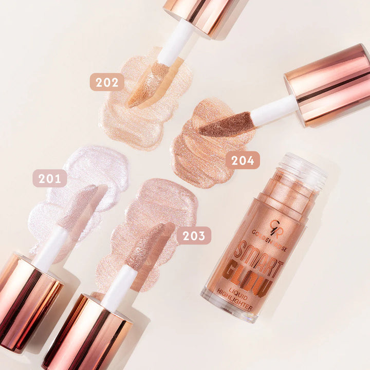 Golden Rose Smart Glow Liquid Highlighter Rose Gold