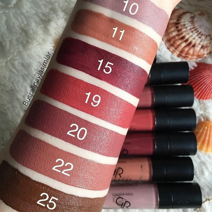 Golden Rose Longstay Liquid Matte Lipstick Rose Gold
