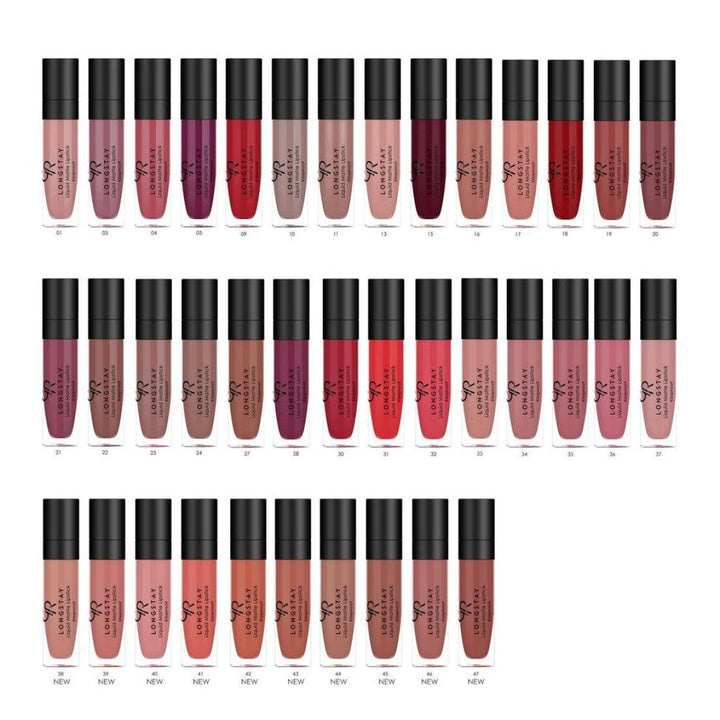 Golden Rose Longstay Liquid Matte Lipstick Rose Gold