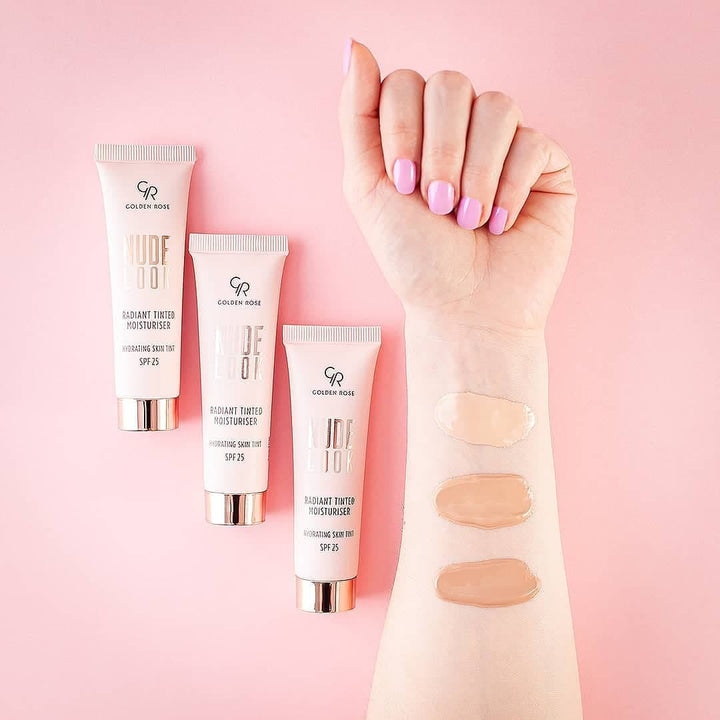 Golden Rose Nude Look Radiant Tinted Moisturiser Rose Gold
