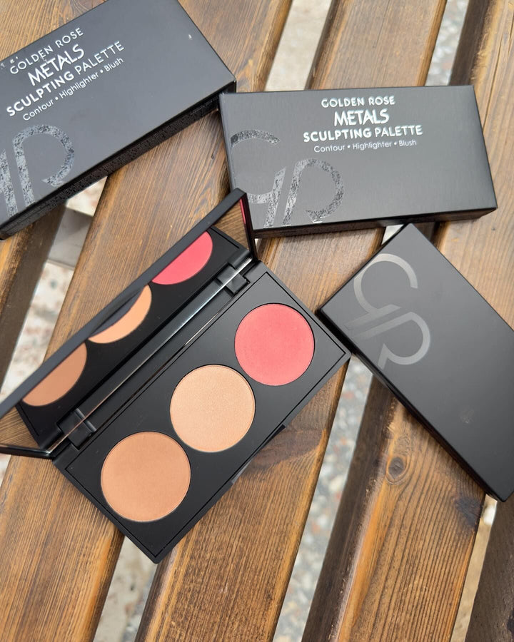Golden Rose Metals Sculpting Palette 3 in 1 Rose Gold