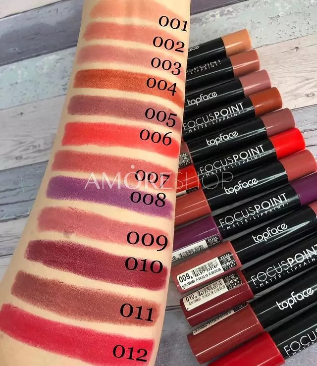 Topface Focus Point Matte Lippaint Rose Gold