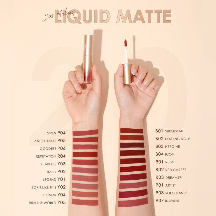 Focallure Ultra matte Liquid lipstick Rose Gold