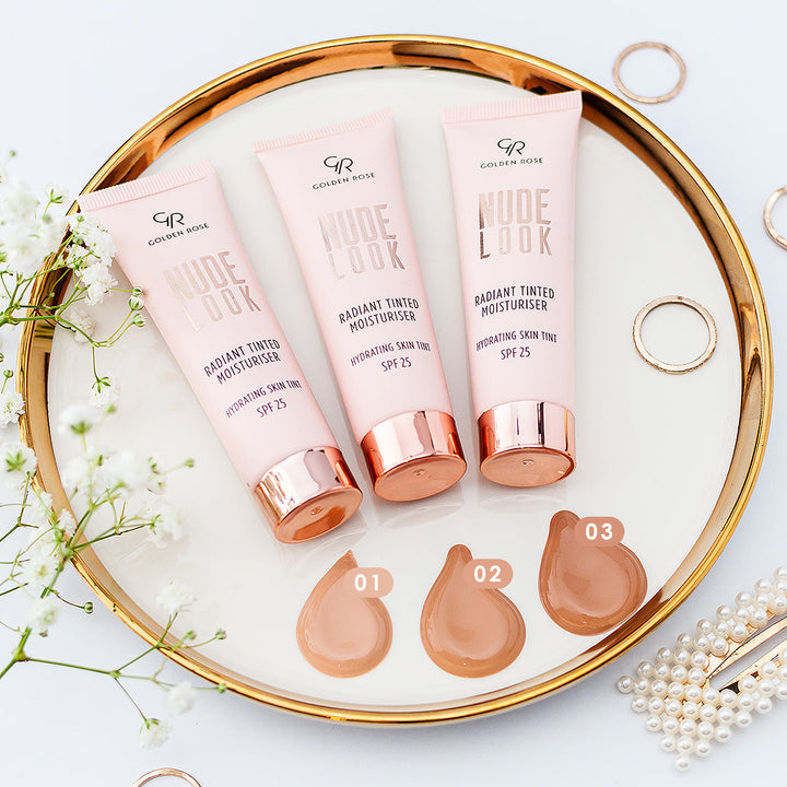 Golden Rose Nude Look Radiant Tinted Moisturiser Rose Gold