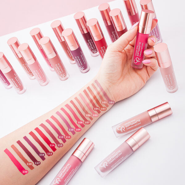 golden rose soft & matte creamy lipcolor Rose Gold
