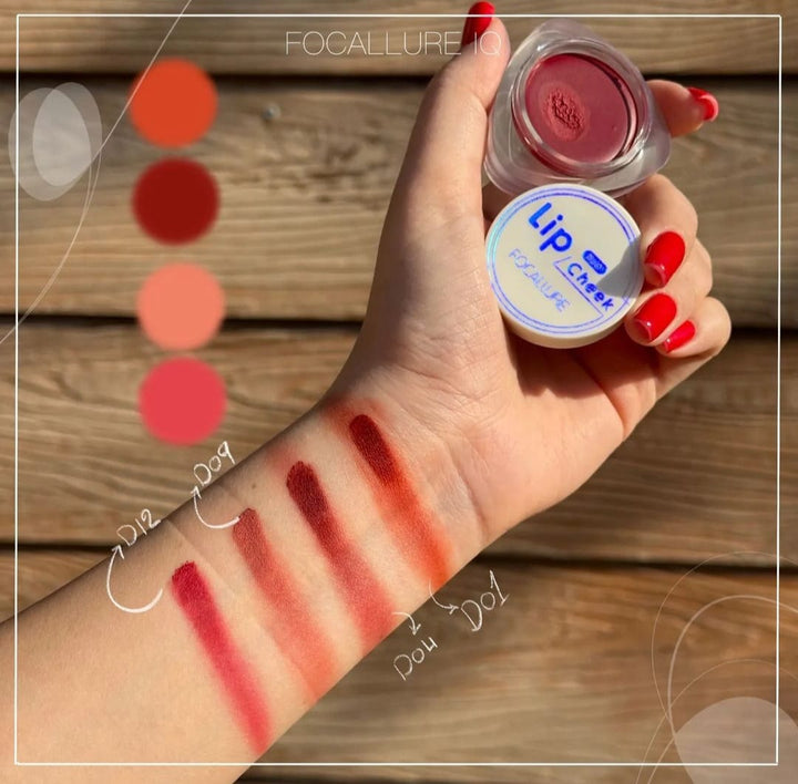 FOCALLURE - Creamy Lip & Cheek Duo Rose Gold