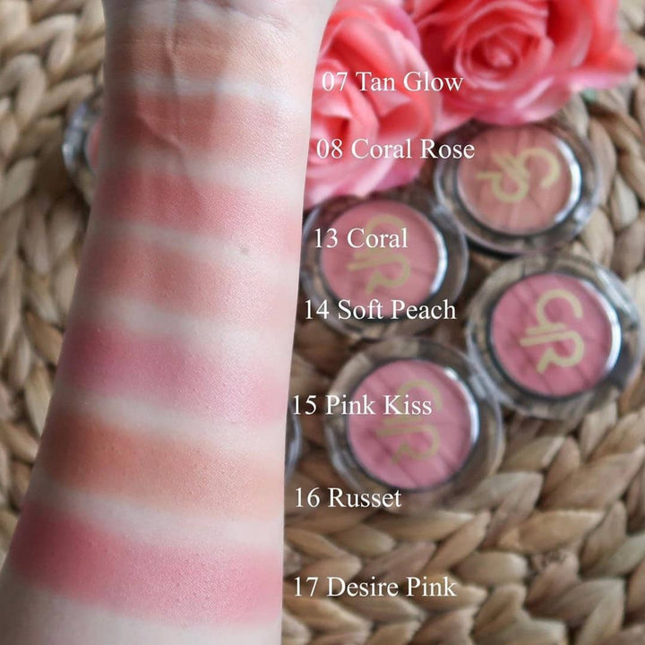 Golden Rose Powder Blush Rose Gold