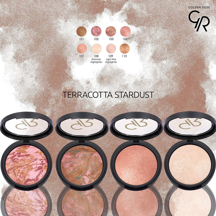 Golden Rose Terracotta Stardust Rose Gold