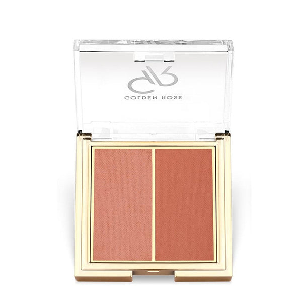 Golden Rose Iconic Blush Duo - 02 Peachy Coral