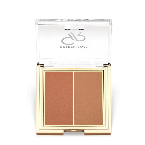 Golden Rose Iconic Blush Duo - 03 Rosy Bronze