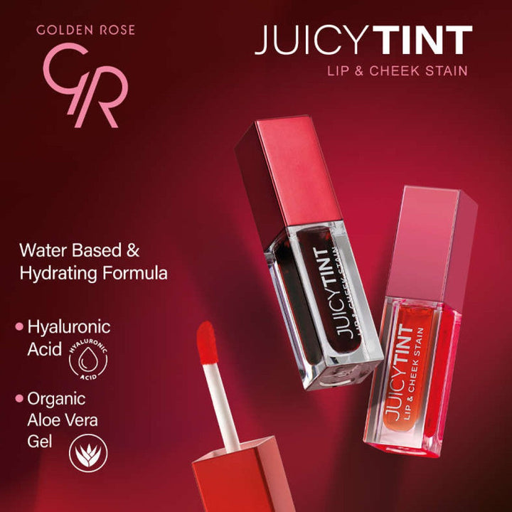Golden Rose Juicy Tint Lip & Cheek Stain Rose Gold