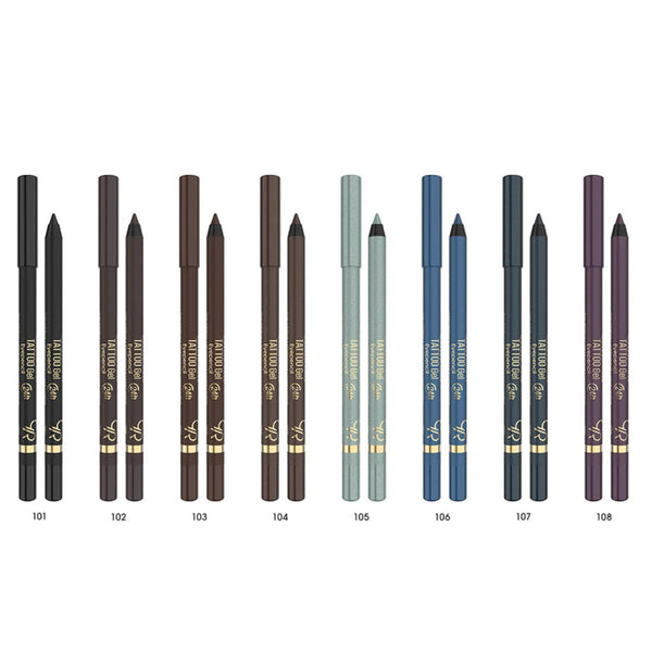Golden Rose Tattoo Gel Eye Pencil (Various Shades) Rose Gold