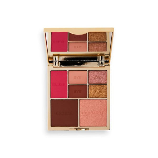 Revolution Pro True Love Eye and Cheek Palette - Medium-Deep Rose Gold