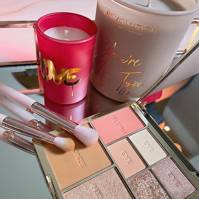 Revolution Pro Iconic Eye & Cheek Palette LIGHT-MEDIUM Rose Gold