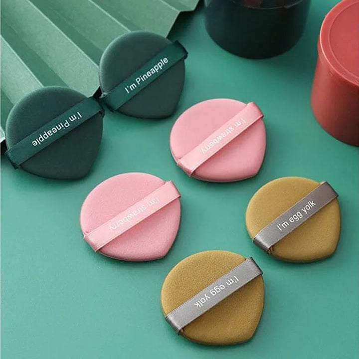7pcs/box Powder Puff Makeup Tools Rose Gold