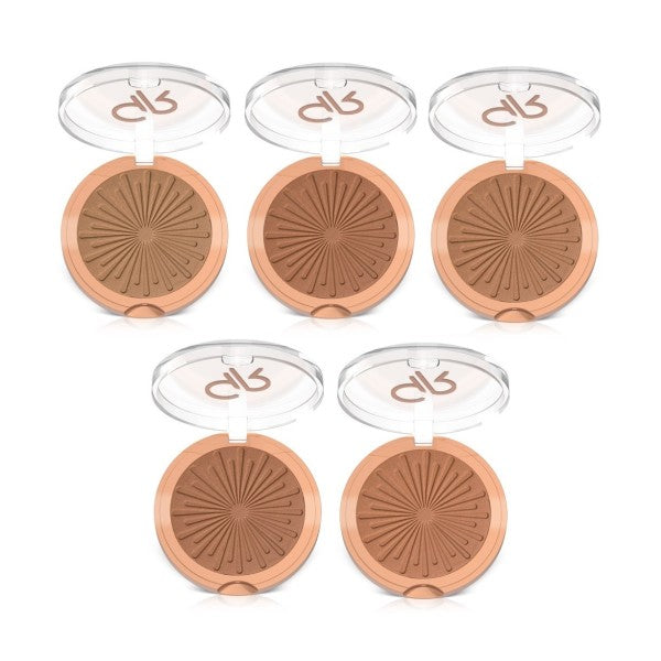 Golden Rose Sun Bright Bronzer Powder Rose Gold