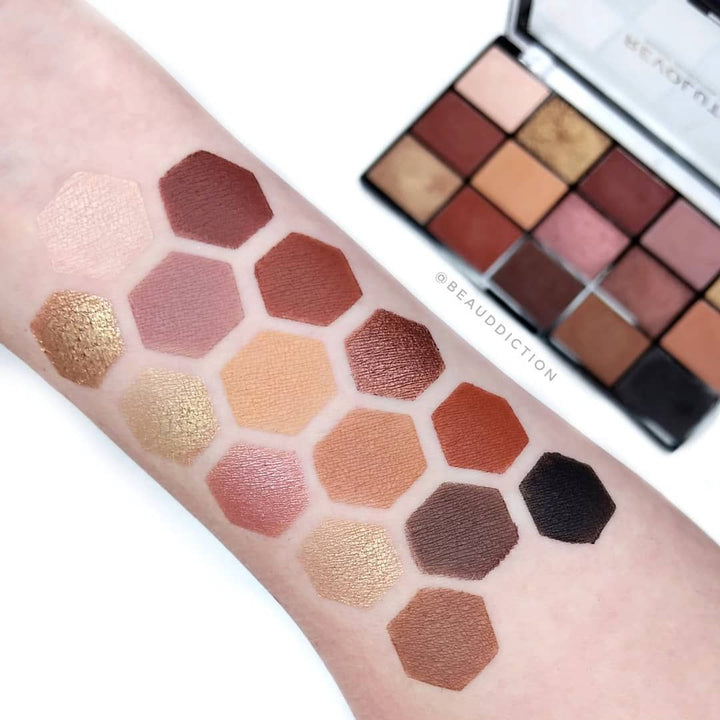 makeup revolution reloaded palette velvet rose Rose Gold