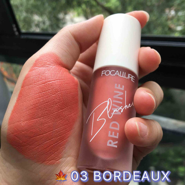 Focallure Red Wine Blusher Rose Gold