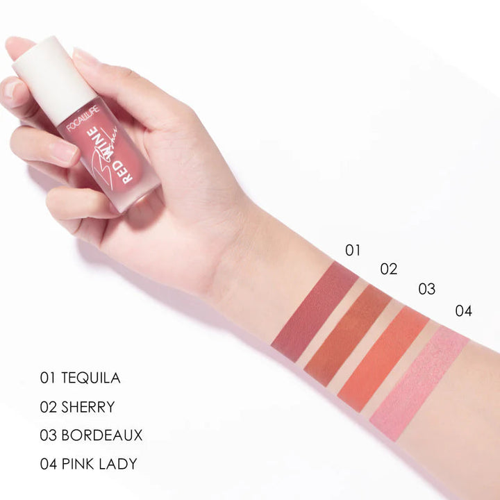 Focallure Red Wine Blusher Rose Gold