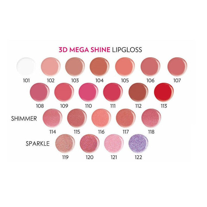 Golden Rose 3D Mega Shine Lipgloss Rose Gold