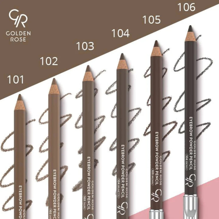 Golden Rose Eyebrow Powder Pencil Rose Gold