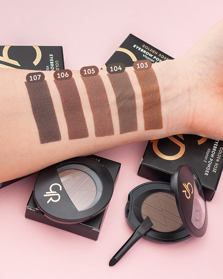 Golden Rose Eyebrow Powder (Various Shades) Rose Gold