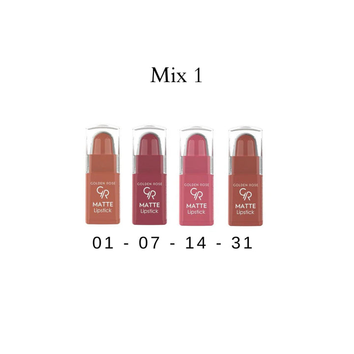 Golden Rose Velvet Matte Lipstick Mini Rose Gold