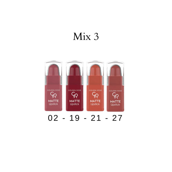 Golden Rose Velvet Matte Lipstick Mini Rose Gold