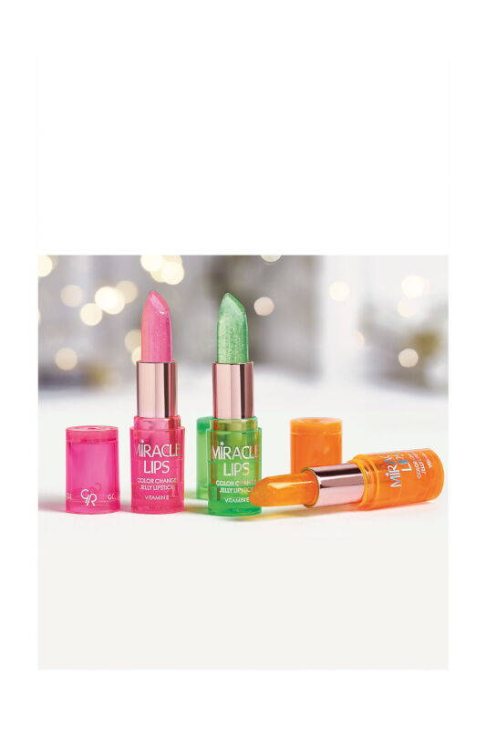 Golden Rose Miracle Lips Color Change Jelly Lipstick Rose Gold
