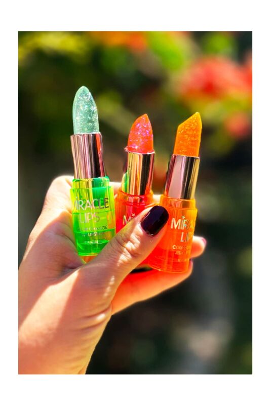 Golden Rose Miracle Lips Color Change Jelly Lipstick Rose Gold