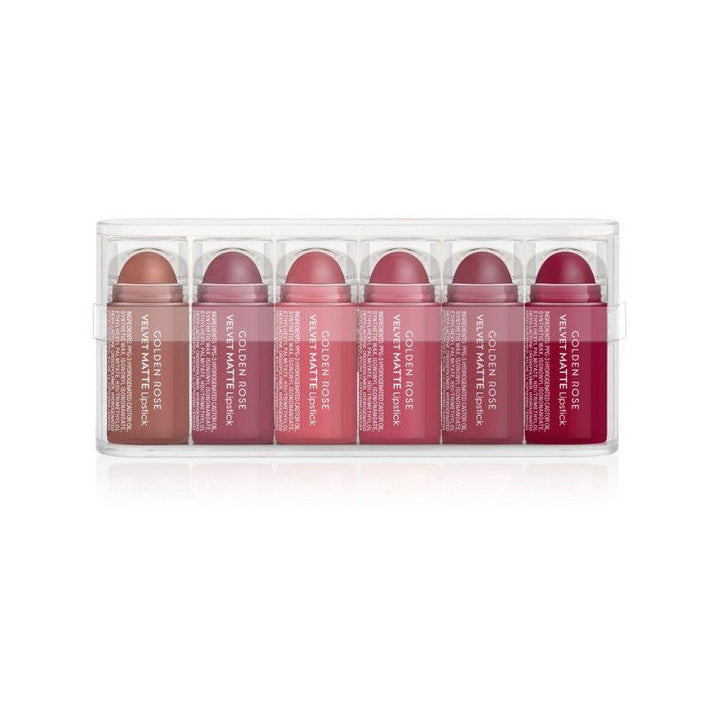 Golden Rose Velvet Matte Lipstick 6 Mini Rose Gold