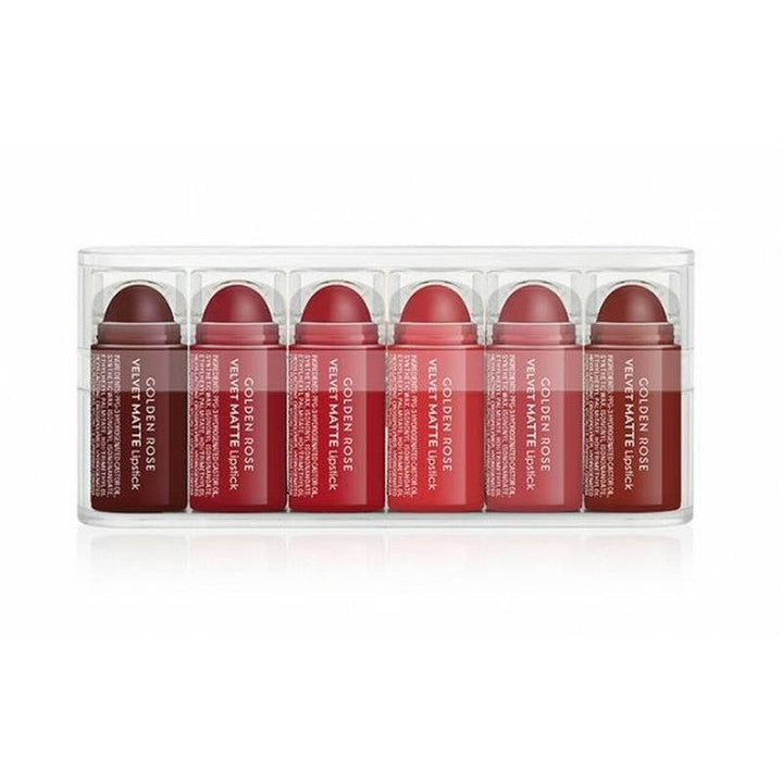 Golden Rose Velvet Matte Lipstick 6 Mini Rose Gold