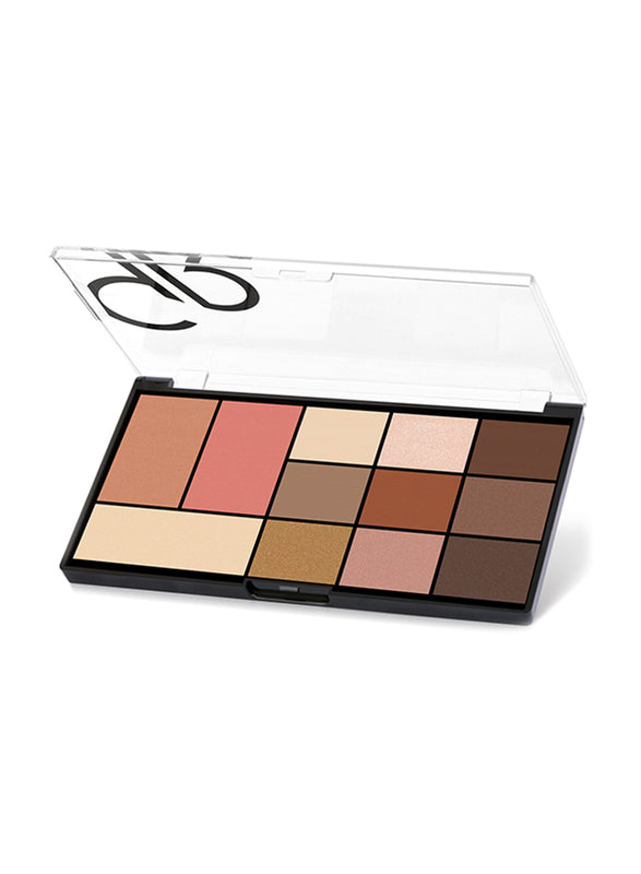 Golden Rose City style Face and Eye Palette Rose Gold