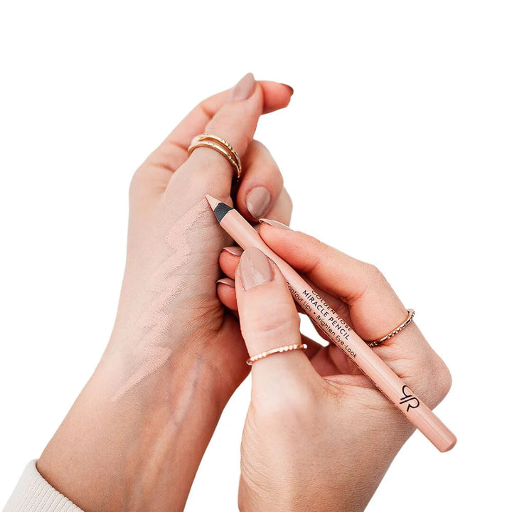 Golden Rose Miracle Pencil Contour Lips & Brighten Eye Look Rose Gold