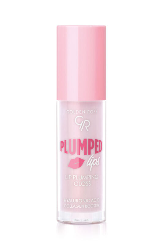 Golden Rose Plumped Lips Lip Plumping Gloss Rose Gold