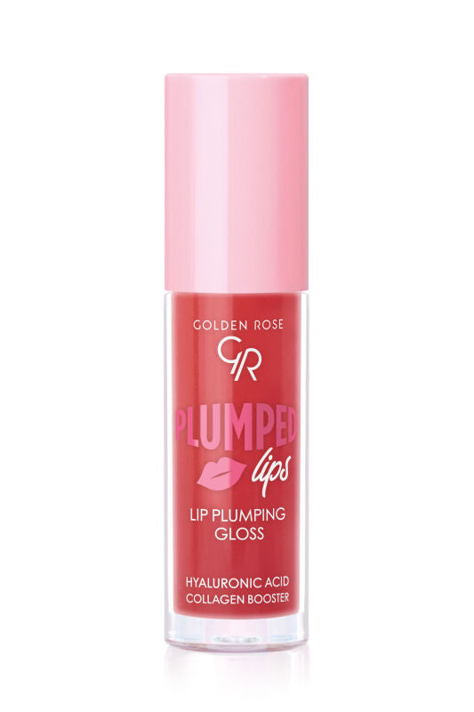 Golden Rose Plumped Lips Lip Plumping Gloss Rose Gold