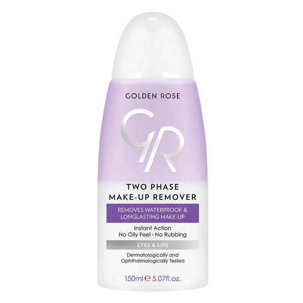 Golden Rose Two Phase Make-Up Remove Eyes & Lips Rose Gold