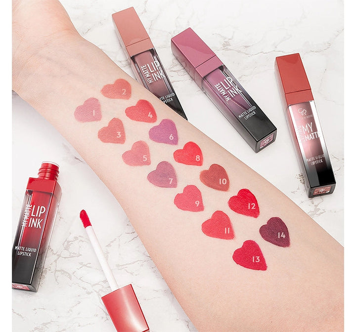 Golden Rose My Matte Lip Ink Lipstick Rose Gold