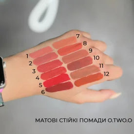 O.TWO.O High Energy Matte Lip Glaze Rose Gold