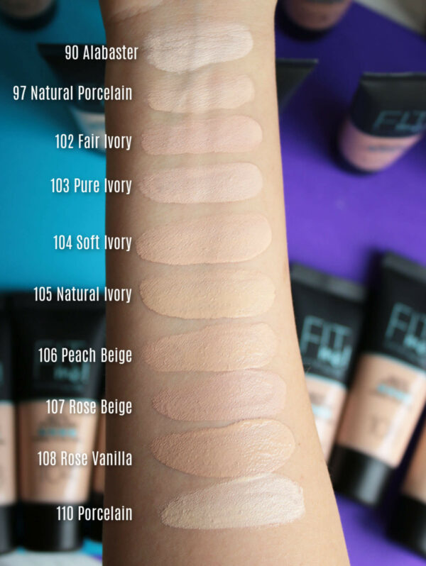 Fit Me Matte and Poreless Foundation 1 1 1
