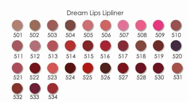 Golden Rose Dream Lips Lipliner 3 1